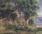 Pierre Renoir Landscape on the Coast near Menton oil painting reproduction